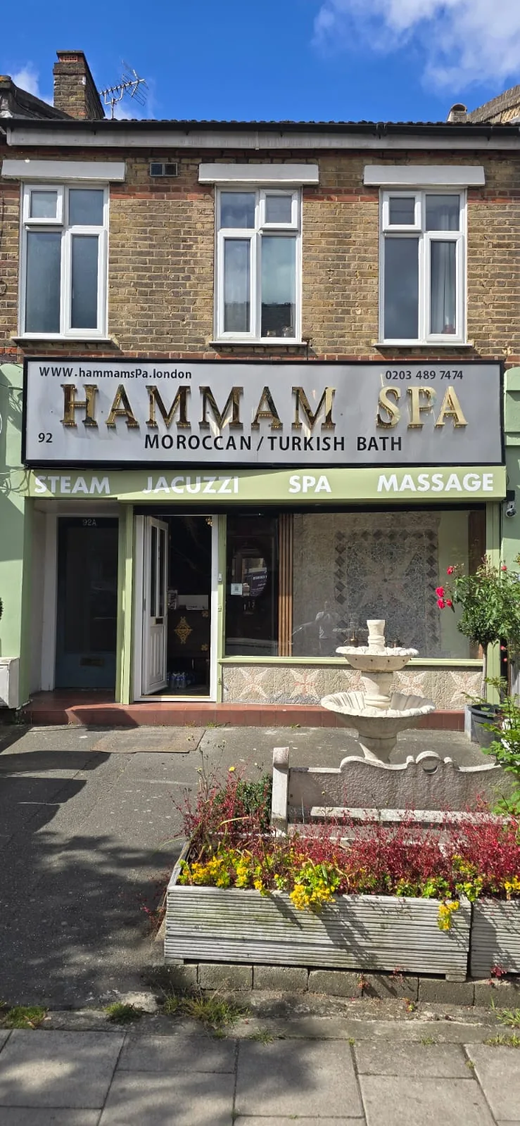 The spa exterior